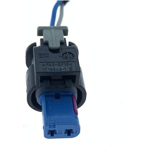 1-1703498-4/1-1718643-1 Connecteur de capteur de collision Audi compatible, série 1.2, 2 broches, mâle et femelle – connecteur simple