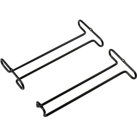 2 Pièces Support de tasse de vin,Support à Verre à Vin Suspendu, Support À Verre À Vin sous Armoire, Auto-adhésif Porte-Verres À Pied Suspendu pour Maison, Bar, Cuisine, Restaurant (1/5)