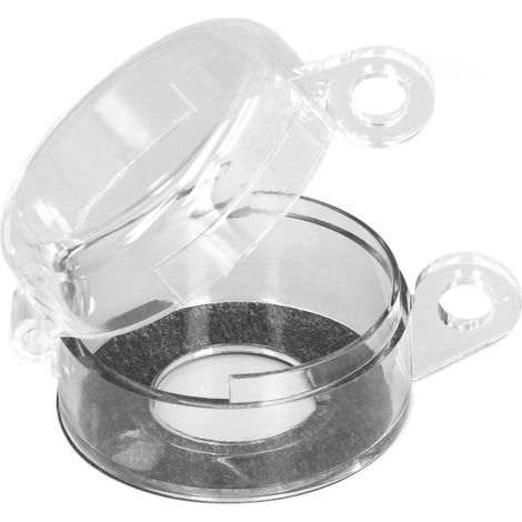 22-mm-Not-Aus-Taster mit transparenter PC-Schutzabdeckung, Schutzabdeckung für BS-01-Drucktaster (1/5)