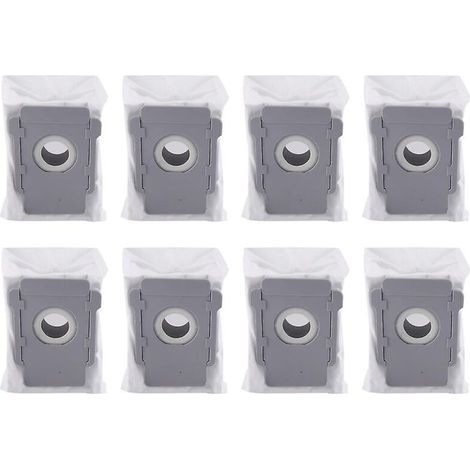 Lot de 8 sacs à poussière pour robot balayeur Irobot I7 I7+e5 E6 I3 (1/3)