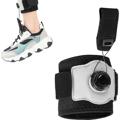 Orthèse de surélévation du pied, support plantaire à ressort, orthèse de soutien plantaire à ressort, sangle ajustable, ceinture de surélévation de la cheville pour une utilisation de jour comme de nu