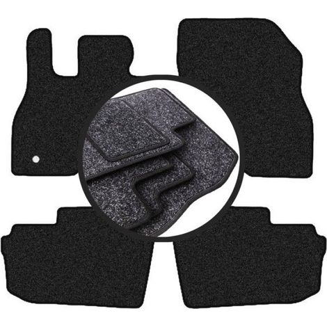 Tapis De Voiture - Polypropylène - Pour Nissan Leaf II À Hayon (2017-) - Anthracite - Lot De 4 (1/5)