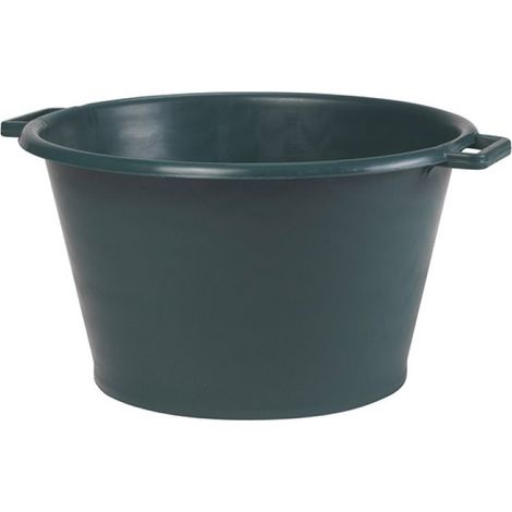 EDA – Baquet ovale 70L en plastique recyclé – Dimensions 80 x 58 x 33 cm – Couleur vert canada – Usage intérieur et extérieur