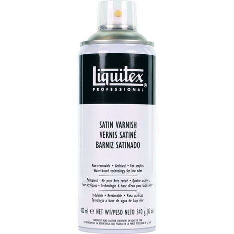 Liquitex Professional - Vernice spray trasparente Satinato, 400 ml (1/2)