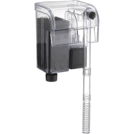 Slim Filtre Extérieur Aquarium, Filtre Ajustable à 3 Niveaux pour Aquarium jusqu'à 20 L, 250 LPH, 3W (1/4)