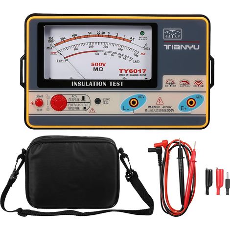 0-1000 MΩ 500 V Insulation Resistance Meter High Precision Megohmmeter Insulation Measuring Instrument (1/5)