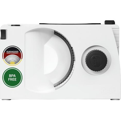 Trancheuse électrique Ritter Markant 7, moteur 65 W, blanche