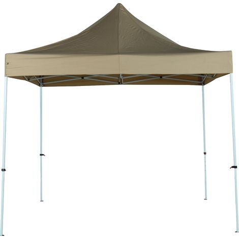 TrendLine Faltpavillon taupe 2,95 x 2,95 m Gartenpavillon Gartenzelt Festzelt (1/3)