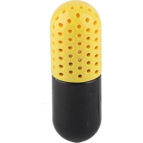 Désodorisants Capsules Déshydratantes pour Chaussures, Armoires, Sacs, Voiture - Élimine Odeurs - Forme Ovale (Jaune Noir) (1/5)