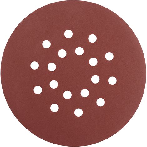 Disques de ponçage avec trous Velcro, 3 pièces, 225 mm, P150 Vorstahl (1/5)
