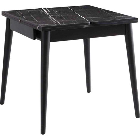 Table à manger extensible gain de place 80/160x80 Totem (1/4)
