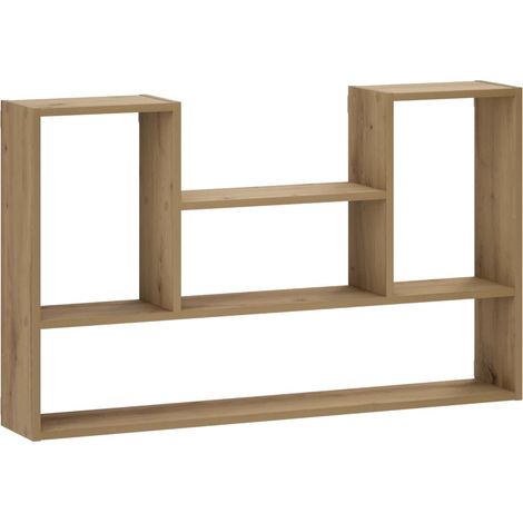 Scaffale da parete Rovere Artigianale 100 x 17 x 60 cm vidaXL (1/5)