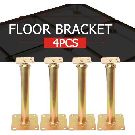 Supports de sol, hauteur réglable, construction robuste, 4Pcs (1/5)