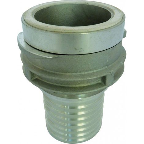 Demi raccord symétrique Guillemin, pompier, à douille annelée sans mâchoire DN 80 x 90mm