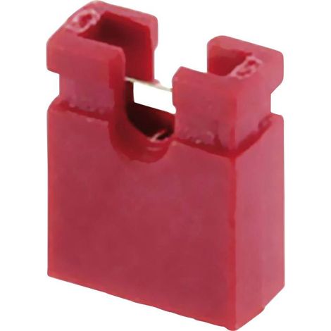 Shunt ouvert econ connect SHRT Pôle:2 Pas: 2.54 mm rouge 1 pc(s) Y726031