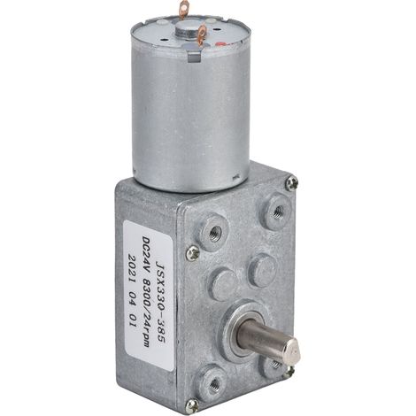 JSX330‑370 Gleichstrom-Selbsthemmender DC24V 24RPM Turbo-Schneckengetriebemotor (1/5)