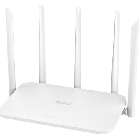 Imou Security Cameras Router Wi-Fi 6 1 Wan e 3 Lan Gb 3000 Mbps 6 Antenne ed IP