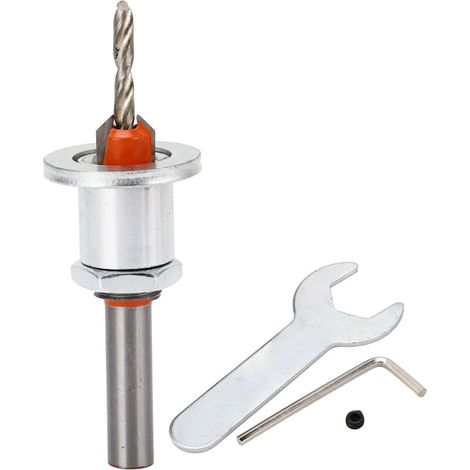 Jeffergarden Foret à fraiser réglable en acier allié, évacuation rapide des copeaux, 3,5 x 10 mm-DOU