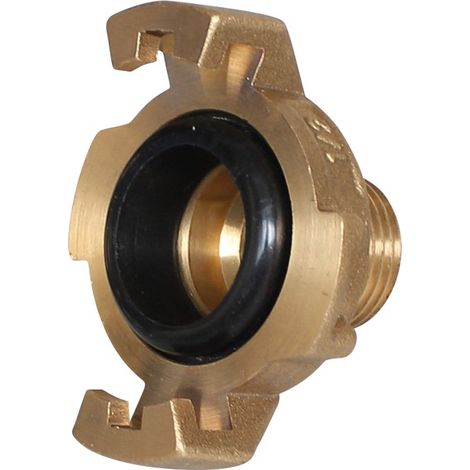 Raccordo pompiere in ottone per compressore, filetto maschio 1/2 G
