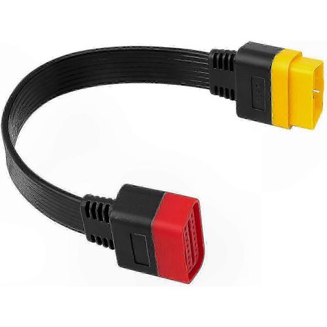 Câble Rallonge OBD2 16 Broches Mâle vers Femelle 36cm pour Outils de Diagnostic Automobile (1/5)