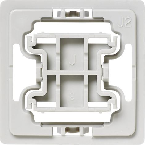 Homematic IP Adapter für Markenschalter Jung J2, 55x55x20mm