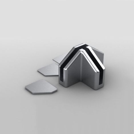 Giunti PLEXI 2020 - Giunzione a T per Lastre di Plexiglass (1/4)