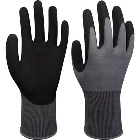 Gants De Jardinage - Gants De Travail En Nitrile Antidérapants - Pour Taille Des Rosiers Cactus Et Plantation - 2 Paires (1/5)
