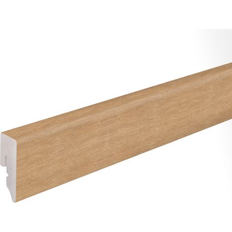 Neuhofer Fußleiste 240 cm 38,5 x 15 mm Eiche nova infinity (1/3)