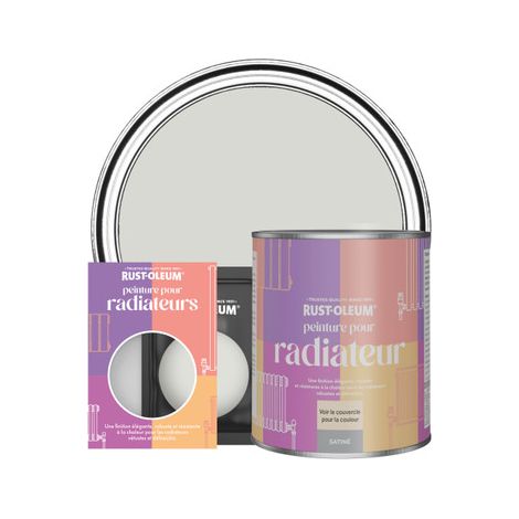 Peinture pour Radiateur, Finition Satinée - Gris d'Hiver (1/3)