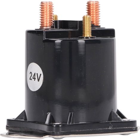 Relais de démarreur à 4 bornes 100 A, interrupteur d'alimentation principal automobile, relais pour excavatrice 24 V CC (1/5)