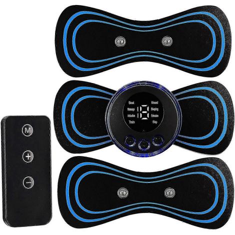 Tragbares EMS-Elektromassagegerät für Nacken und Rücken, Nackenmassagepflaster, Schmerzlinderung (Bestseller) - AquaForge