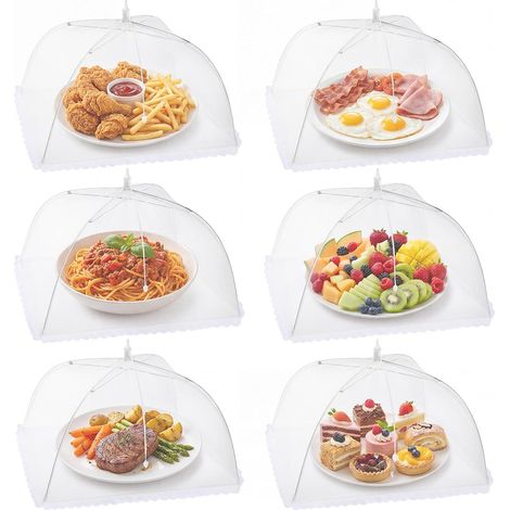 cubiertas plegables para alimentos, cubiertas de malla a prueba de moscas, sombrilla plegable tipo tienda de campaña, protección repelente de insectos y mosquitos para barbacoa, picnic y alimentos, 44 (1/5)