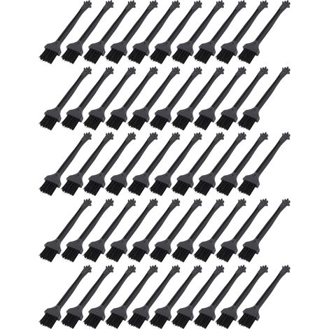 50 Pièces Brosse de Rasage Multifonction Poils Souples Haute Densité Manche PP Durable Brosse à Raser pour Appareils et Ordinateurs (1/5)