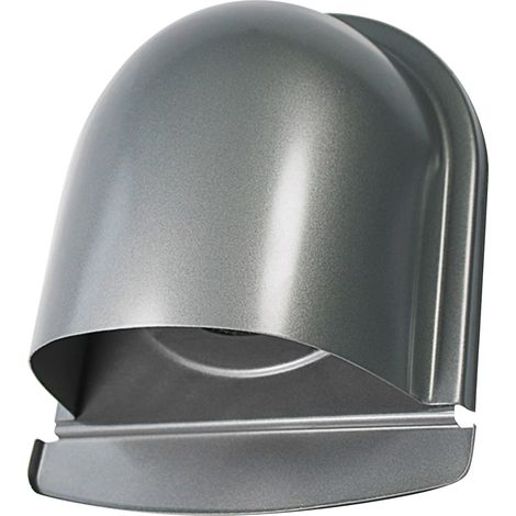 Hotte aspirante en acier inoxydable 304, résistante aux intempéries, grille de ventilation ronde, cache-tuyau d'évacuation 100 mm en forme de U (1/5)