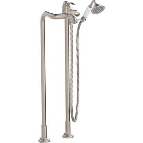 GRIFO MONOMANDO DE SUELO PARA BAÑERA Y DUCHA CON 2 COLUMNAS