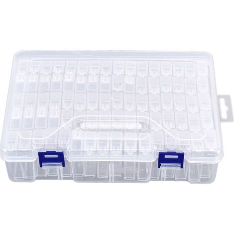 80 étiquettes adhésives strass pour boîtes de rangement, organisation transparente de bijoux et accessoires (1/5)