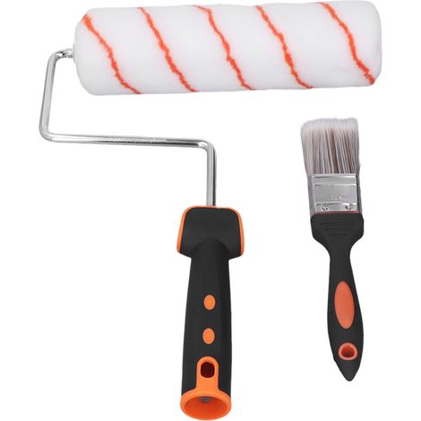 Kit de Rouleau à Peindre 9 pouces avec Bac et Brosse, Accessoires de Peinture Intérieure pour Maison (1/5)