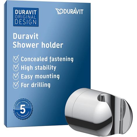 Support de douche, support pommeau de douche, support douchette, chromé (1/5)
