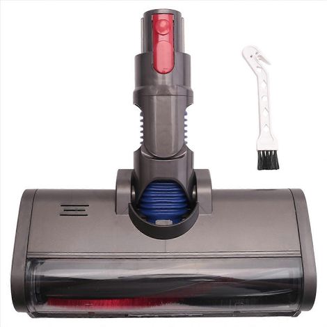 Brosse pour aspirateur V7 V8 V10 V11 V15, tête de brosse avec lumières LED vertes pour tapis et moquettes. (1/5)