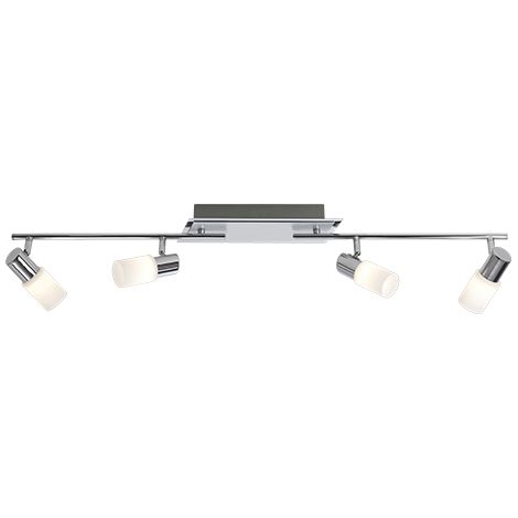 Plafonnier spot CLAPTON Trio argent LED 4x5W 3000K (1/3)