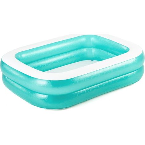 Bestway Piscine familiale gonflable Rectangulaire Translucide 200 x 146 x 48 cm (1/10)