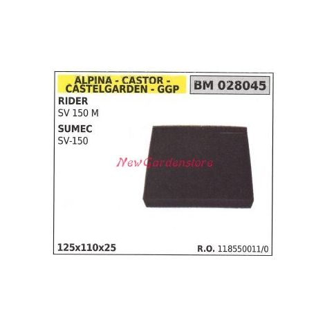 Filtro aria ALPINA motore rasaerba tosaerba tagliaerba SV 150 M  028045