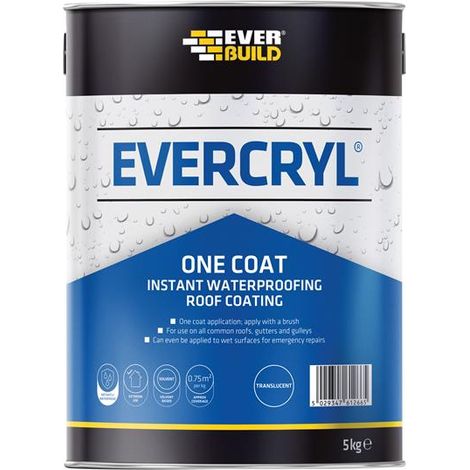 Everbuild Evercryl One Coat Compound Clear 5Kg
