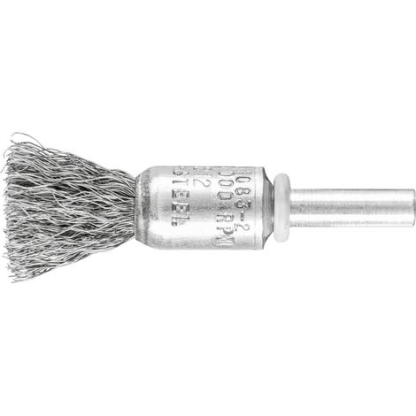 PFERD TOOLS Pinselbürste ungezopft PBU Ø13 mm Schaft-Ø6 mm Stahl-Draht-Ø0,20 10 Stk (1/4)
