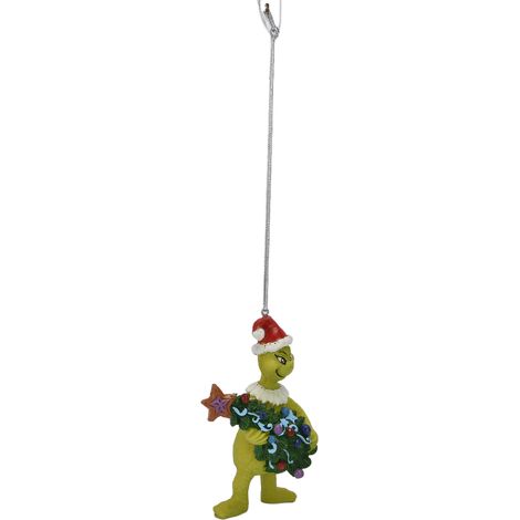Suspension Monstre Vert Cheveux Noël Résine Décor Arbre de Noël Maison Pendentif (1/5)