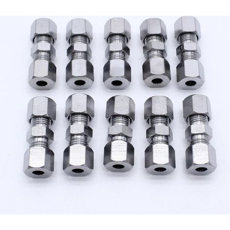 10x Bremsleitungsverbinder für 4,75 mm Bremsleitung ohne Flanschverbinder (1/5)