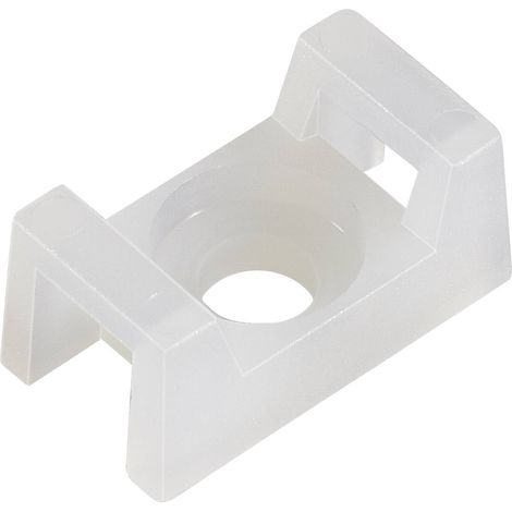 Embase de fixation TRU COMPONENTS TC-HC1S203 1593056 blanc 1 pc(s) S027381