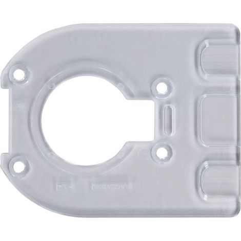 Bosch Professional Bosch PRO Grundplatte, halbrund, 7 x 93 x 118 mm, Zubehör für Oberfräse (1/5)