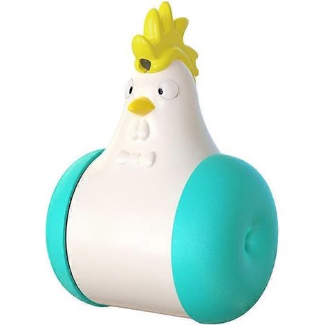 Verre en plastique poulet jouet interactif automatique électrique pour chat amusant teaser chaton divertissement stimulation jeu.
