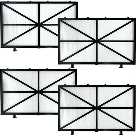 Ortviai Lot de 4 Filtres pour Robot de Piscine Dolphin - Cartouches de Filtration Ultra-Fines 9991432-R4 - Compatible avec Dolphin Nautilus CC Plus, M400, M500, Triton Plus - Panneaux de Remplacement